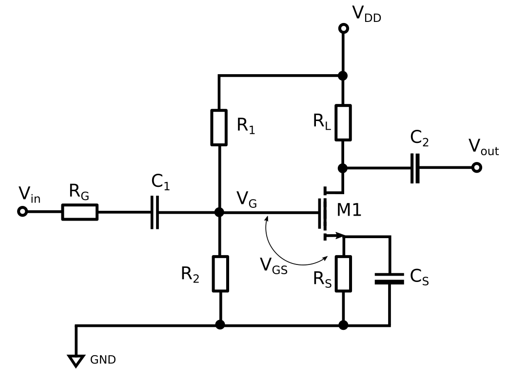 27. MOS transistor common source amplifier — ActiveLearning Sommer 2019 ...